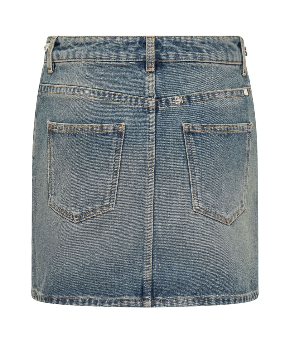 【関税＆送料込み】Givenchy Denim Skirt With Chain Givenchy Denim Skirt With Chain スカート 通販 | italist