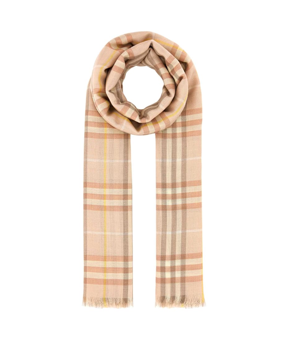 Burberry Embroidered Cashmere Blend Scarf | italist, ALWAYS