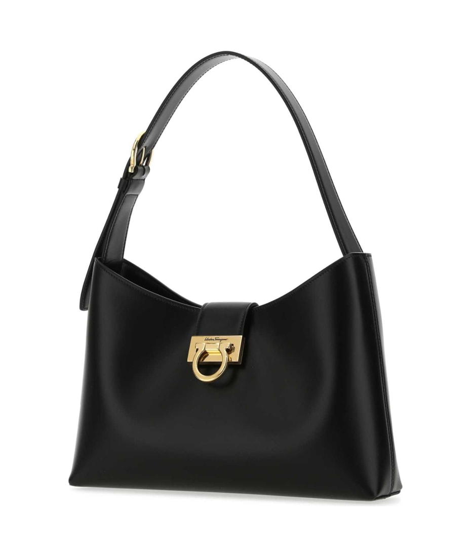 Ferragamo black handbag sale