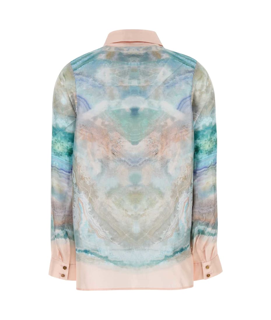 Printed Silk Illuminate Shirt