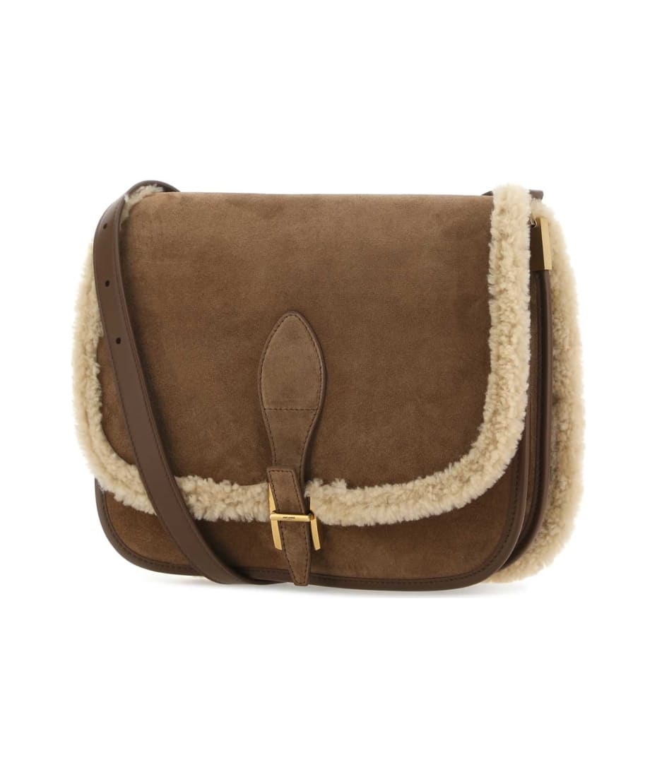 ショルダーバッグ・ポシェット Saint Laurent Brown suede crossbody bag Saint Laurent Brown Suede Crossbody Bag | italist