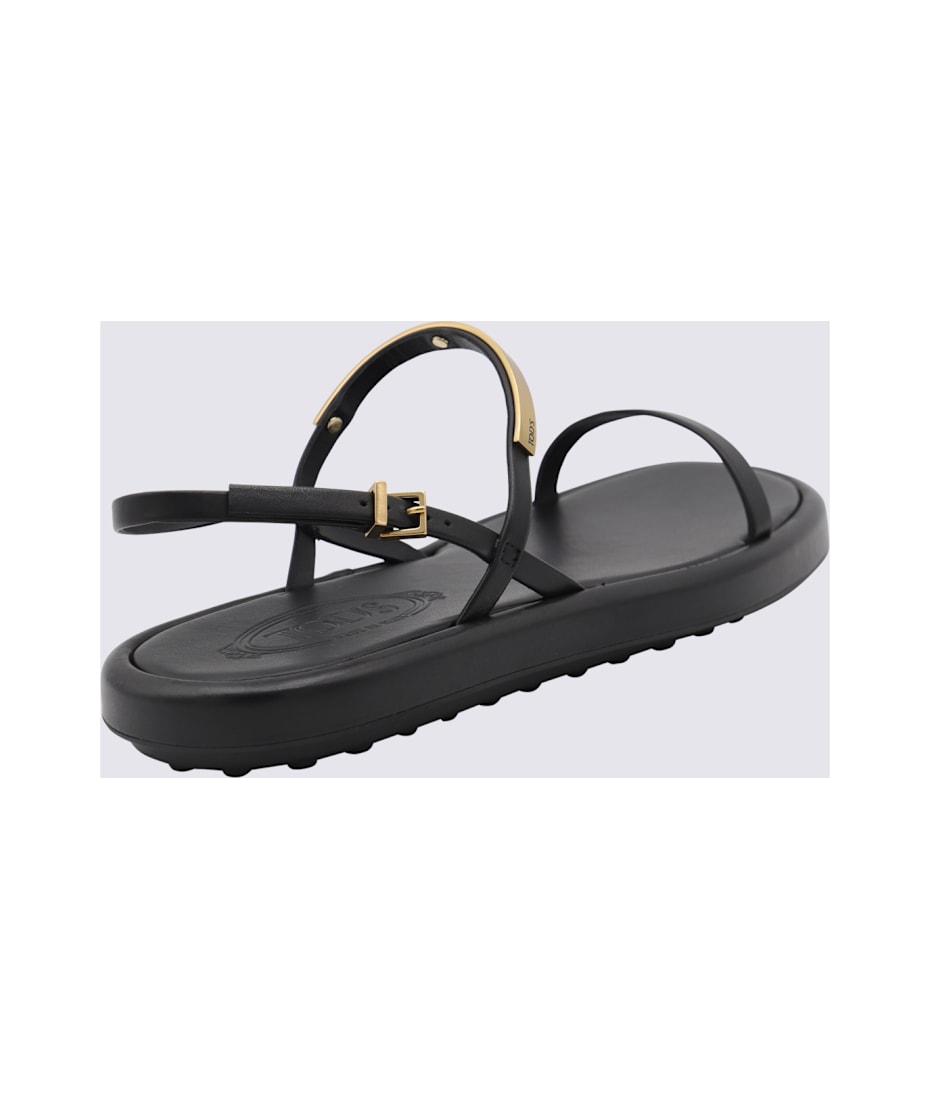 【TOD'S】SS25 Sandals TOD'S Double T leather and PVC sandals | THE OUTNET