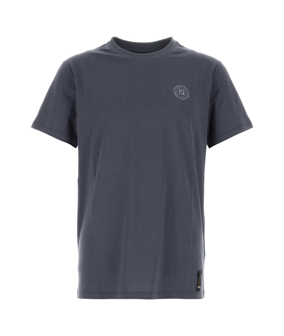 Tシャツ・カットソー Fendi Air Force Blue Cotton T-Shirt Fendi Air Force Blue Cotton T-shirt | italist
