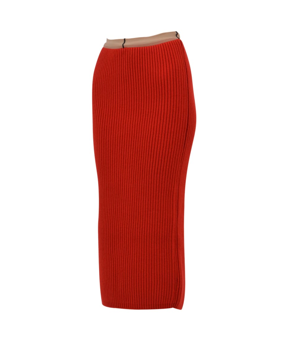 Thermisch Industrialiseren Bereiken Calvin Klein Rib-knit Midi Skirt | italist
