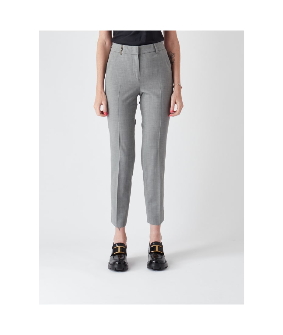 Peserico Pant. A Sigaretta In Fresco Di Lana Trousers | italist