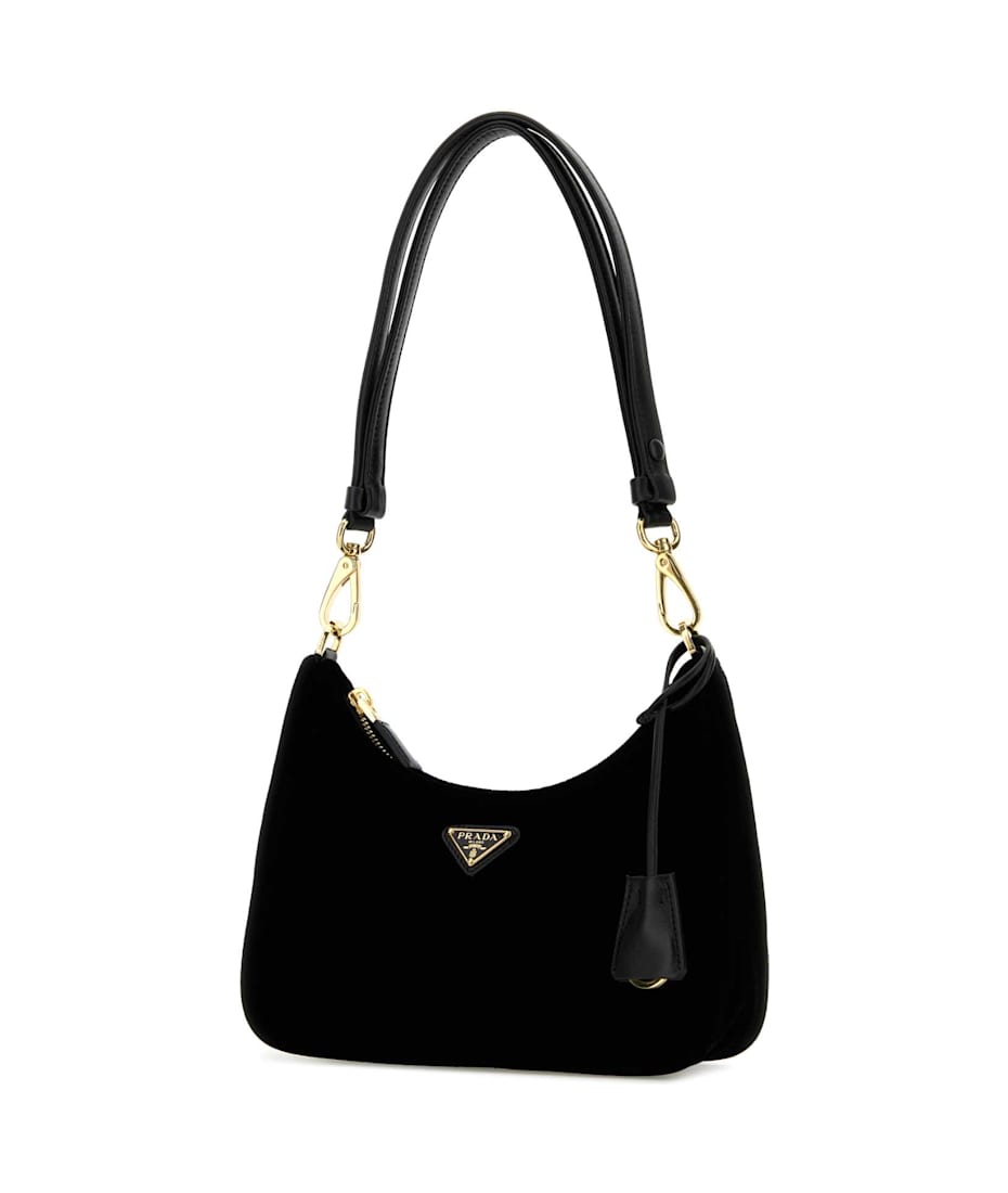ブランドのギフト Shoulder Re-edition Prada Mini Velvet Black Bag italist | バッグ