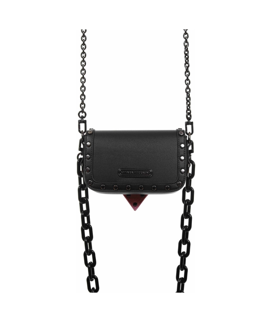 Handbags Chiara Ferragni Smooth Calf Pu Bag Black