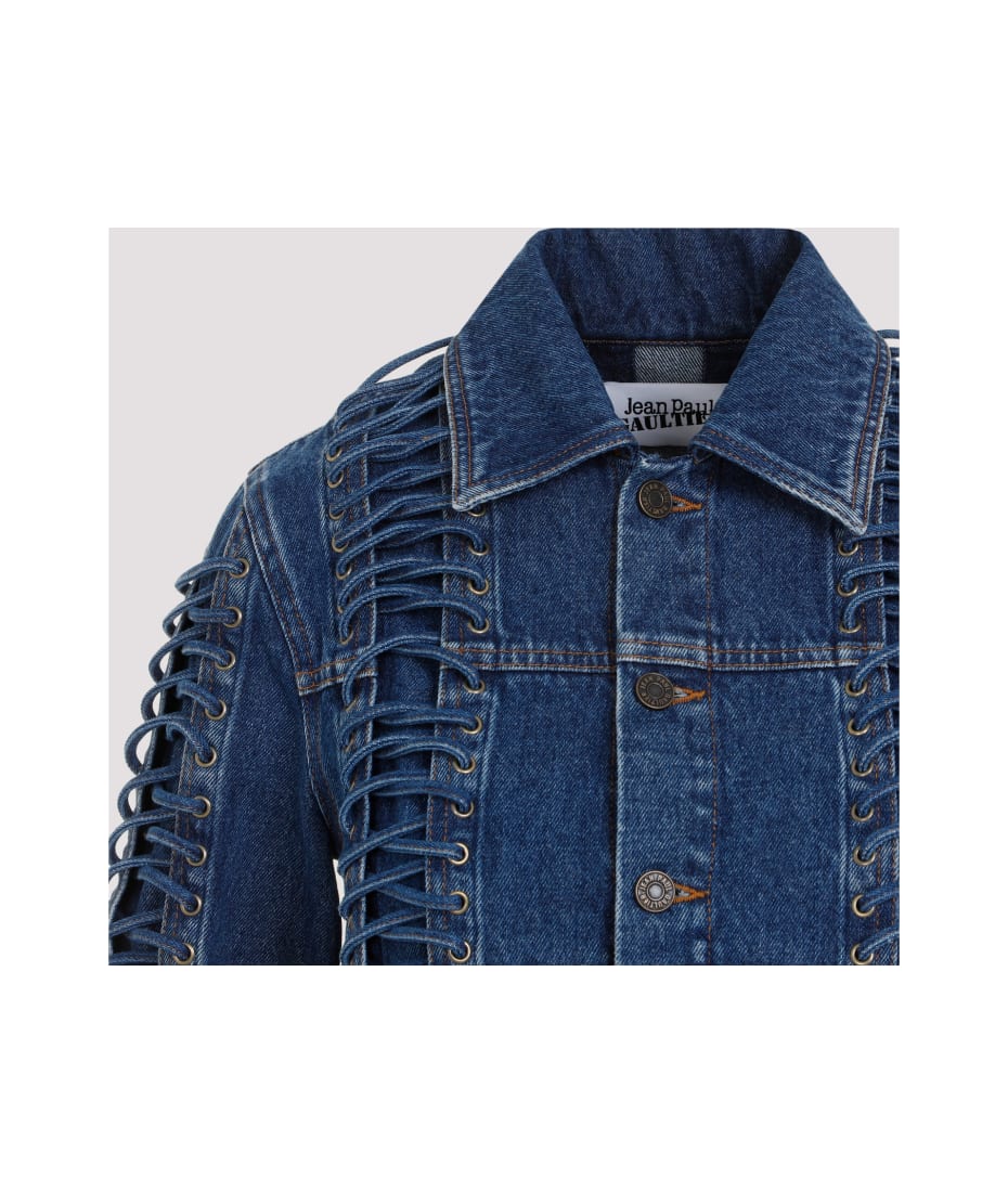 ジャケット JEAN PAUL GAULTIER CORSET DENIM JACKET Jean Paul Gaultier Corset Denim Jacket † Ruder Than The Rest