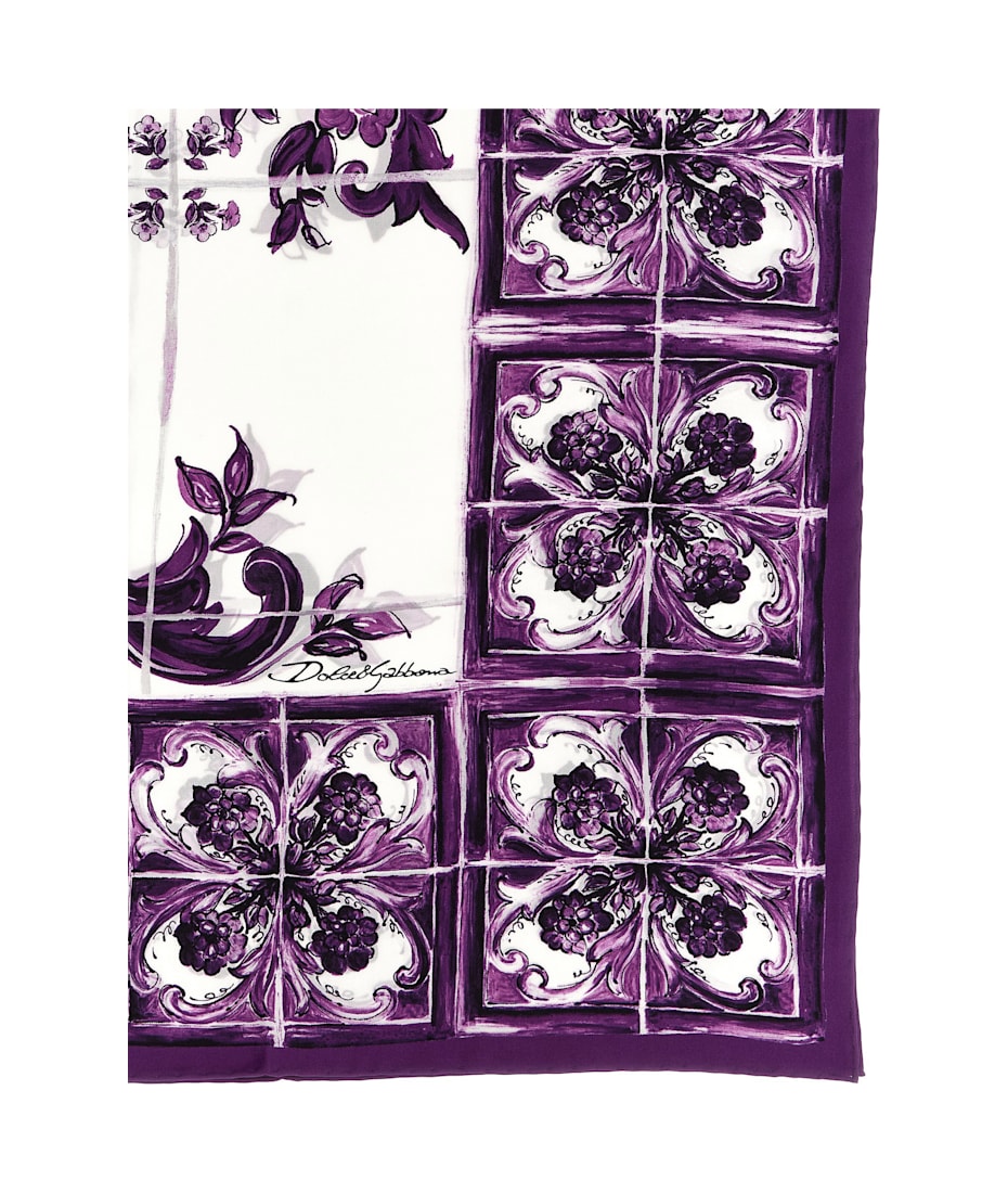 スカーフ Dolce & Gabbana 'Maiolica' print scarf Dolce & Gabbana 'maiolica' Print Scarf | italist