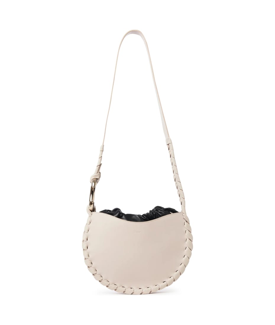 Mate small nude hobo bag