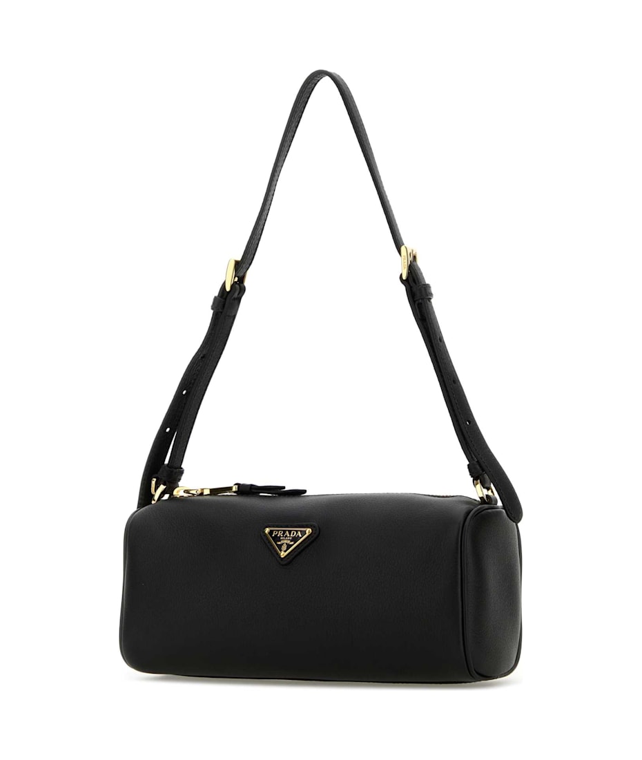 Prada Black Leather Shoulder Bag | italist