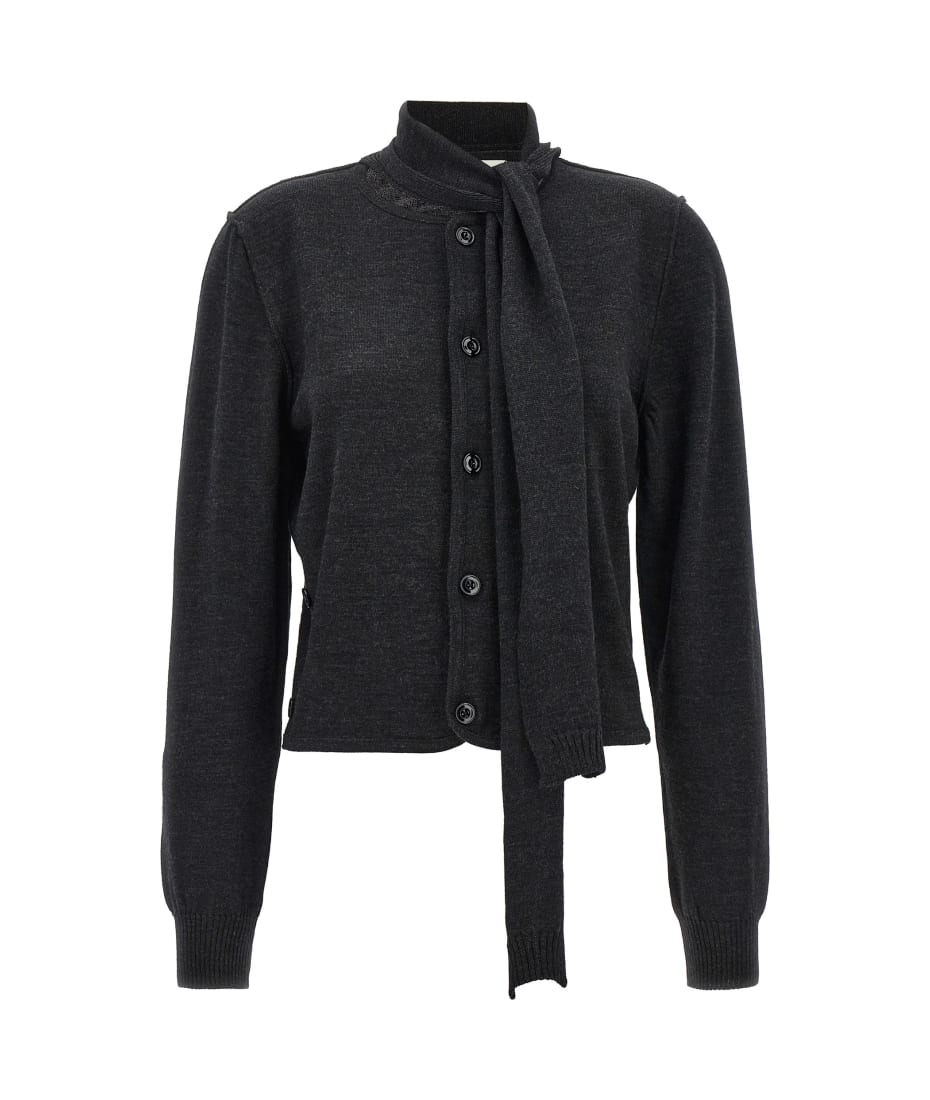 24ss Lemaire twisted cardigan グレー Twisted cardigan | Lemaire | OTTODISANPIETRO
