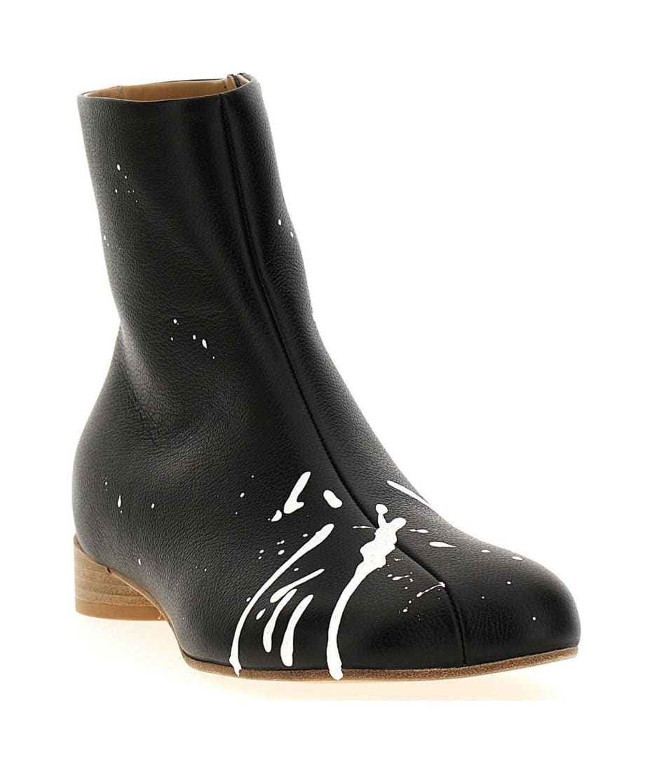 margiela paint splatter boots