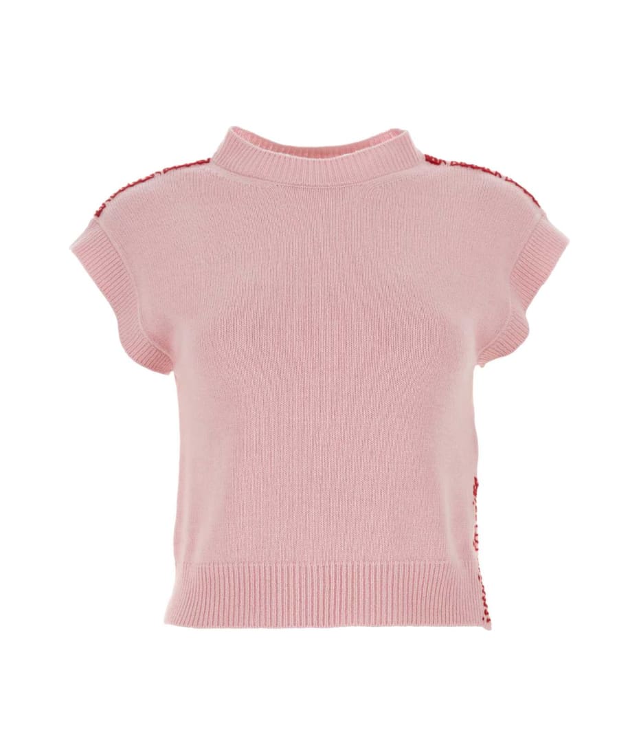 【送料&関税込】Marni Pink Wool Blend Vest Marni Pink Wool Blend Vest | italist