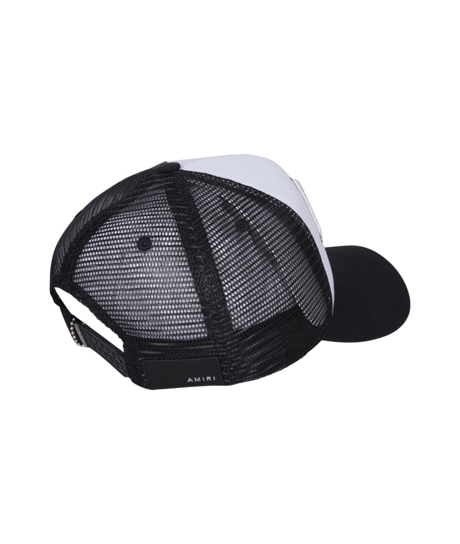 AMIRI Black & White Amiri Staggered Trucker Cap Amiri