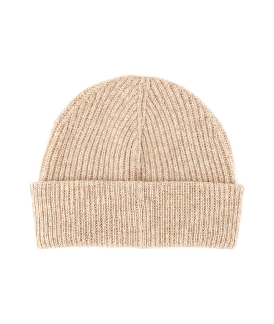 VIP【送料関税込】GANNI RIBBED WOOL HAT Ganni Ribbed Beanie Hat | italist
