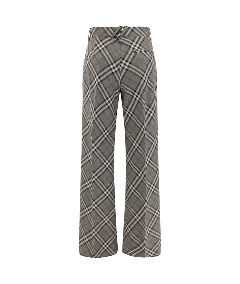 【送料&関税込】Burberry Straight Leg Check Wool Trousers Burberry Straight Leg Check Wool Trousers | italist, ALWAYS
