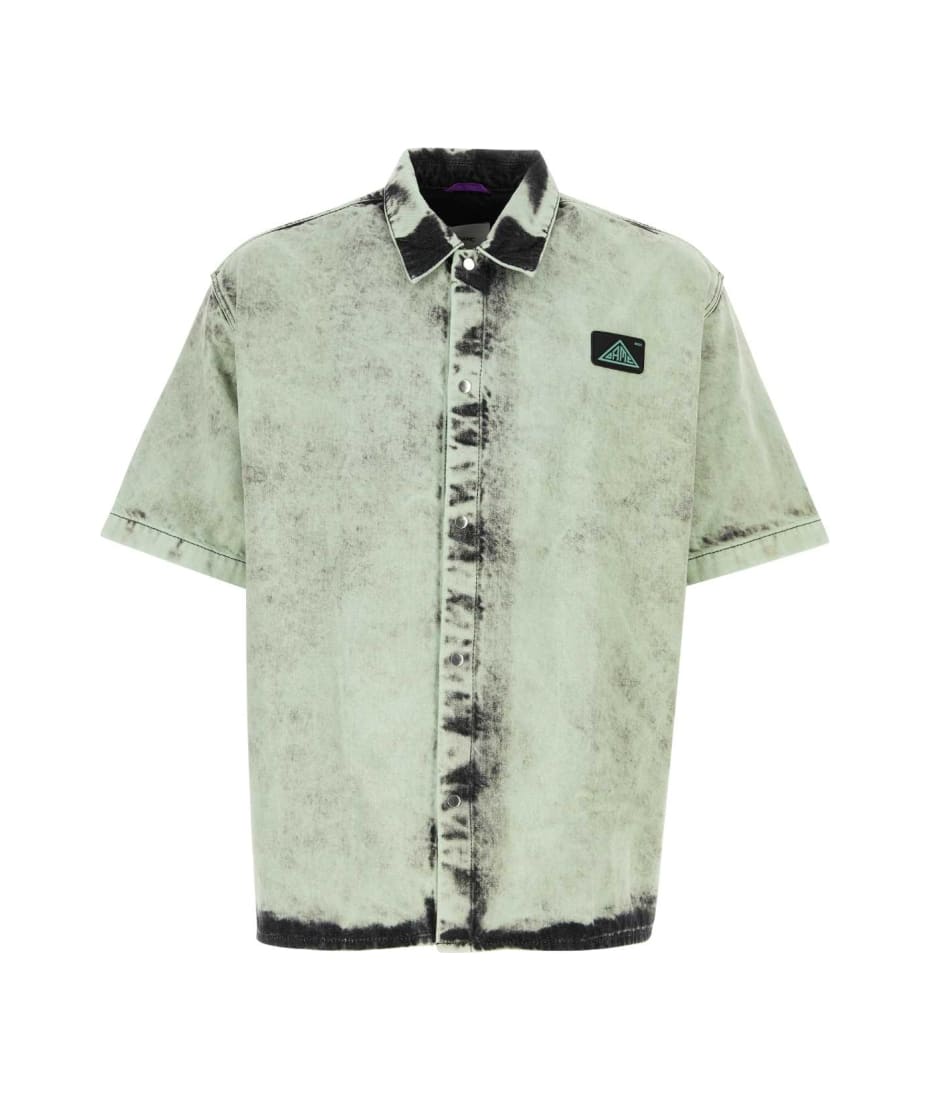 Tシャツ・カットソー OAMC Tie-dye denim oversize shirt (23E28OAU60TCOT00825 323) OAMC Tie-dye Denim Oversize Shirt | italist