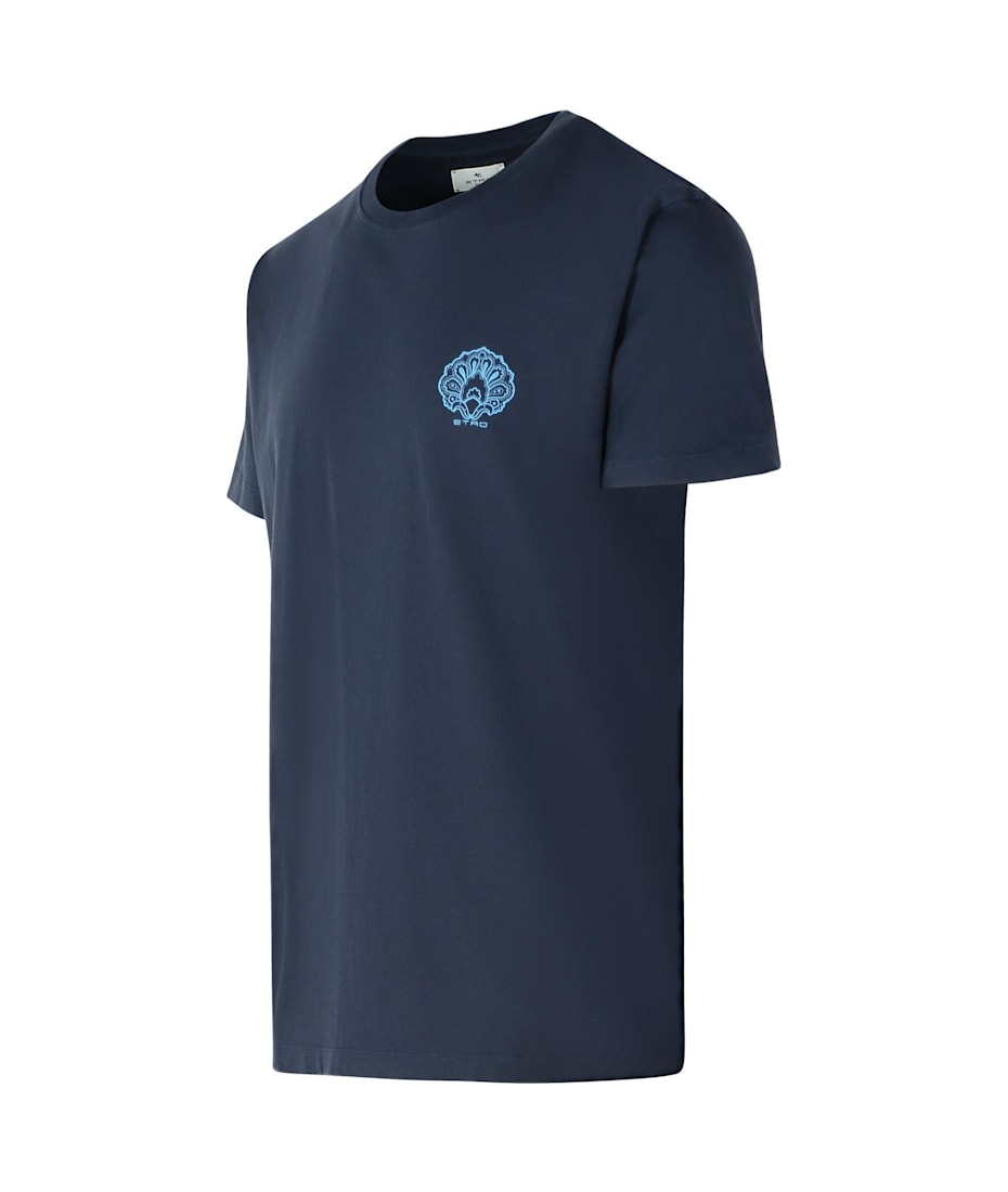 Tシャツ・カットソー ETRO Men T Shirts 1Y525 BLUE Etro Cotton T-shirt | italist