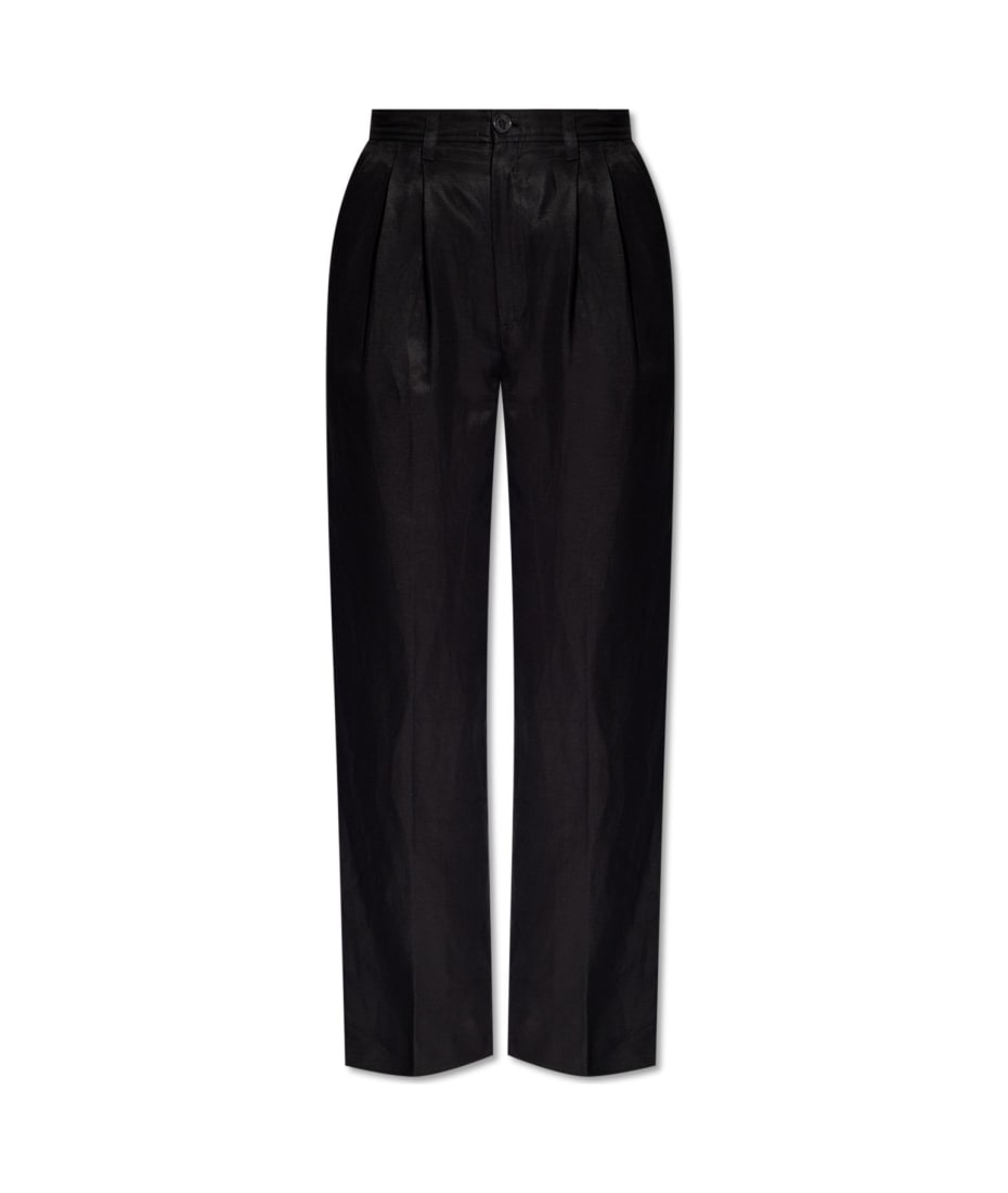 Anine Bing 'carrie' High-waisted Trousers - Black