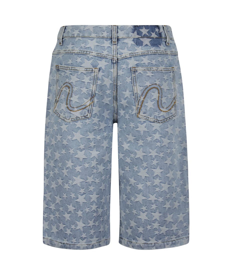 ERL Denim Jacquard Shorts