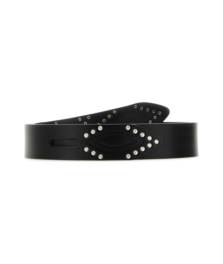 Isabel Marant★ 'LECCE' BELT Lecce Belt Woman black and natural | ISABEL MARANT Official