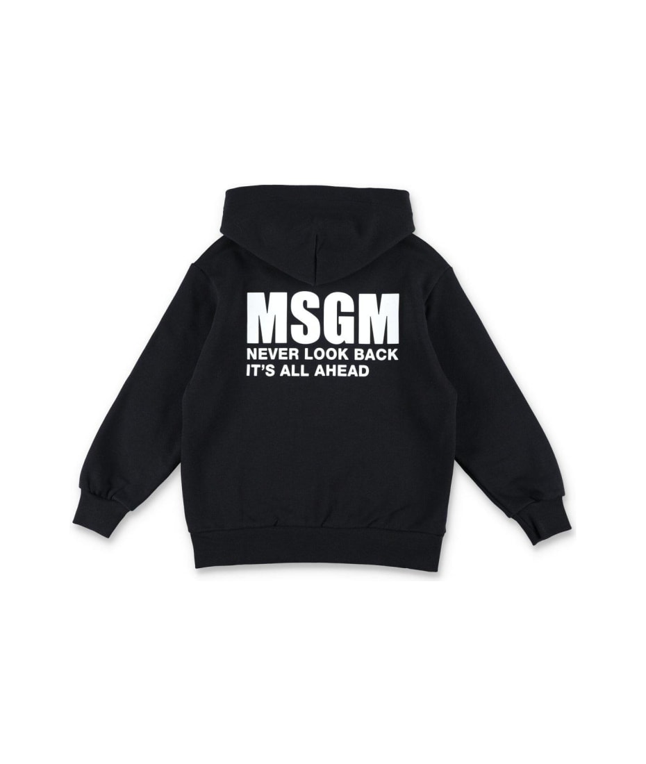パーカー・フーディ MSGM SS24 SWEATSHIRT WITH LOGO (3640MM127_24700099) MSGM Logo Printed Zip-up Hoodie | italist