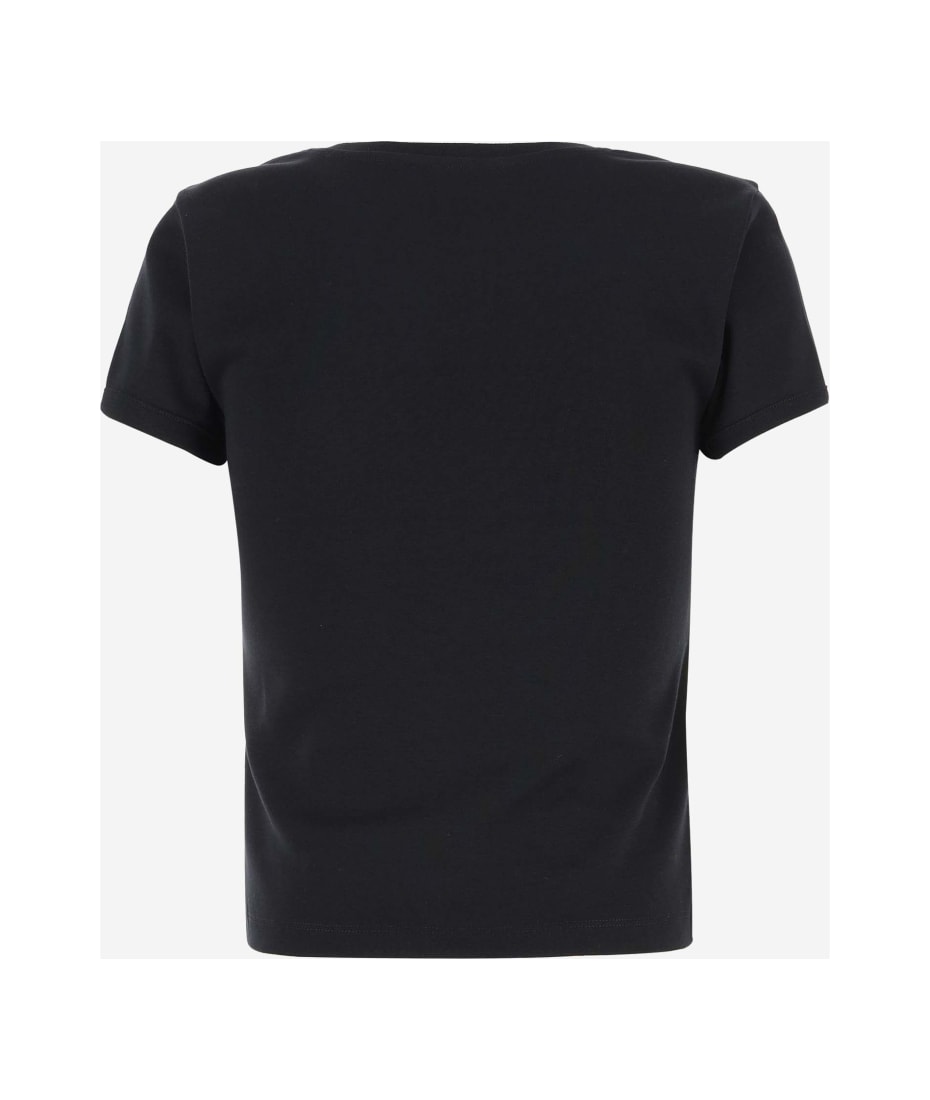 【関税込み】Coperni Tシャツ Coperni プリント Tシャツ | ブラック | FARFETCH JP