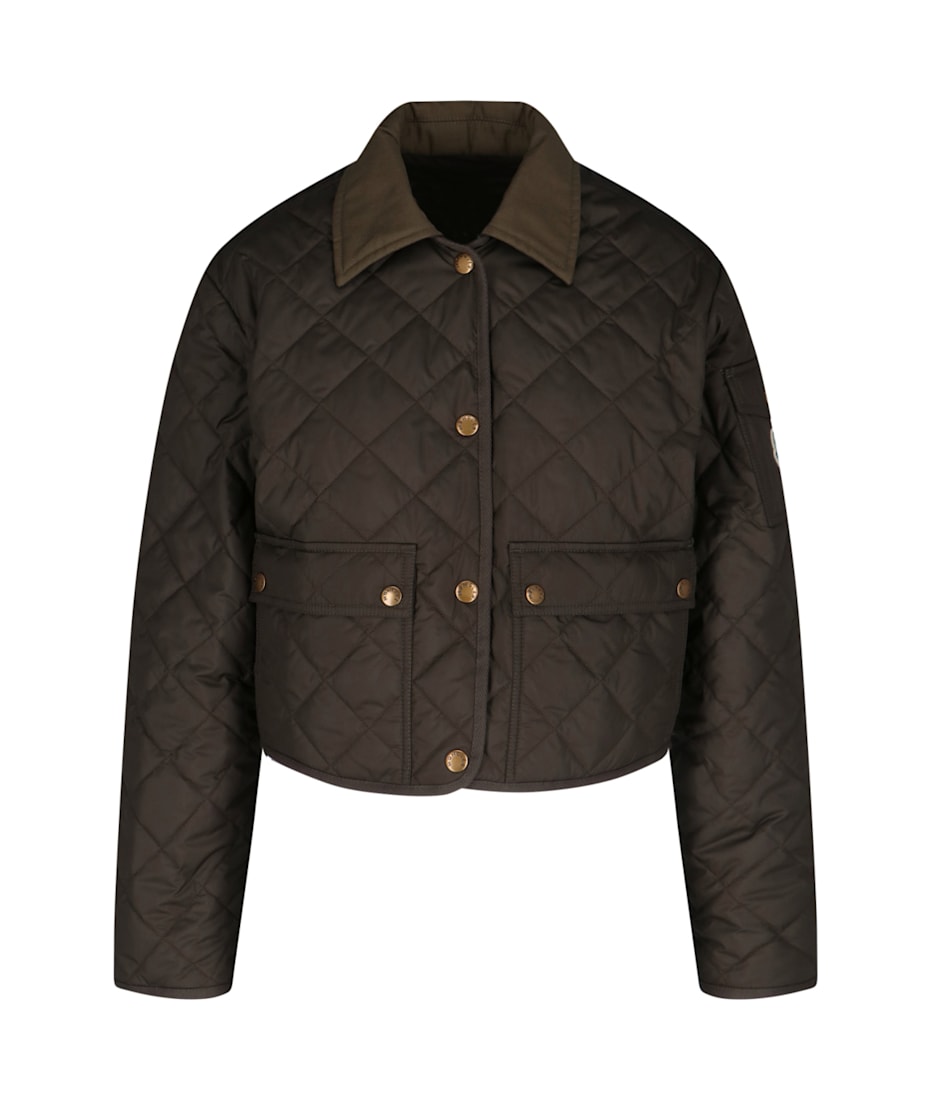 Moncler 'chitre' Crop Shirt Jacket | italist