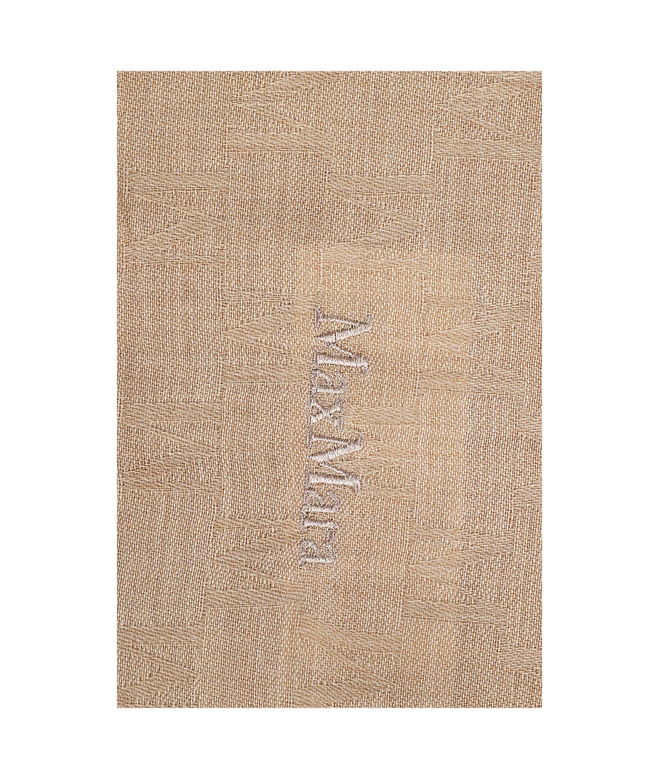 【送料&関税込】Max Mara magico Light Brown Wool Scarf Max Mara 'magico' Light Brown Wool Scarf | italist