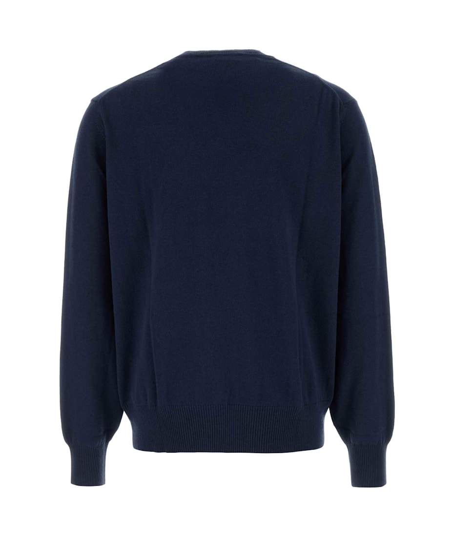 Tシャツ・カットソー VIVIENNE WESTWOOD Navy Blue Cotton Blend Alex Sweater Vivienne Westwood Navy Blue Cotton Blend Alex Sweater