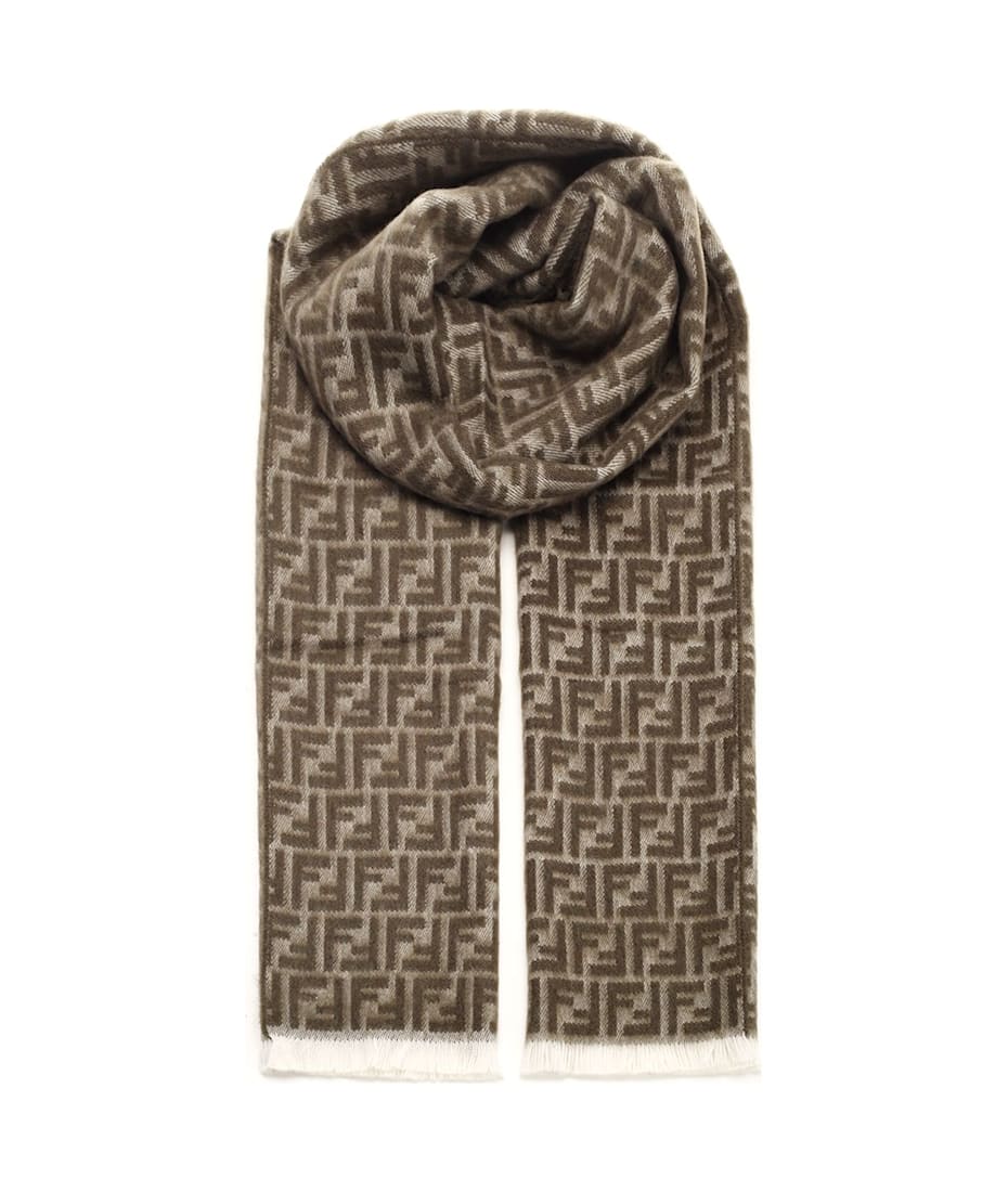FENDI｜ (FF Wool Scarf (FXT117 ASG2 F0QM0)) Fendi Ff Wool Scarf | italist