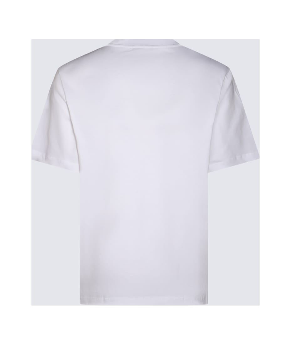 Tシャツ・カットソー VERSACE SS25 White cotton t-shirt (10116941A08584 1W000) Versace White Cotton T-shirt | italist