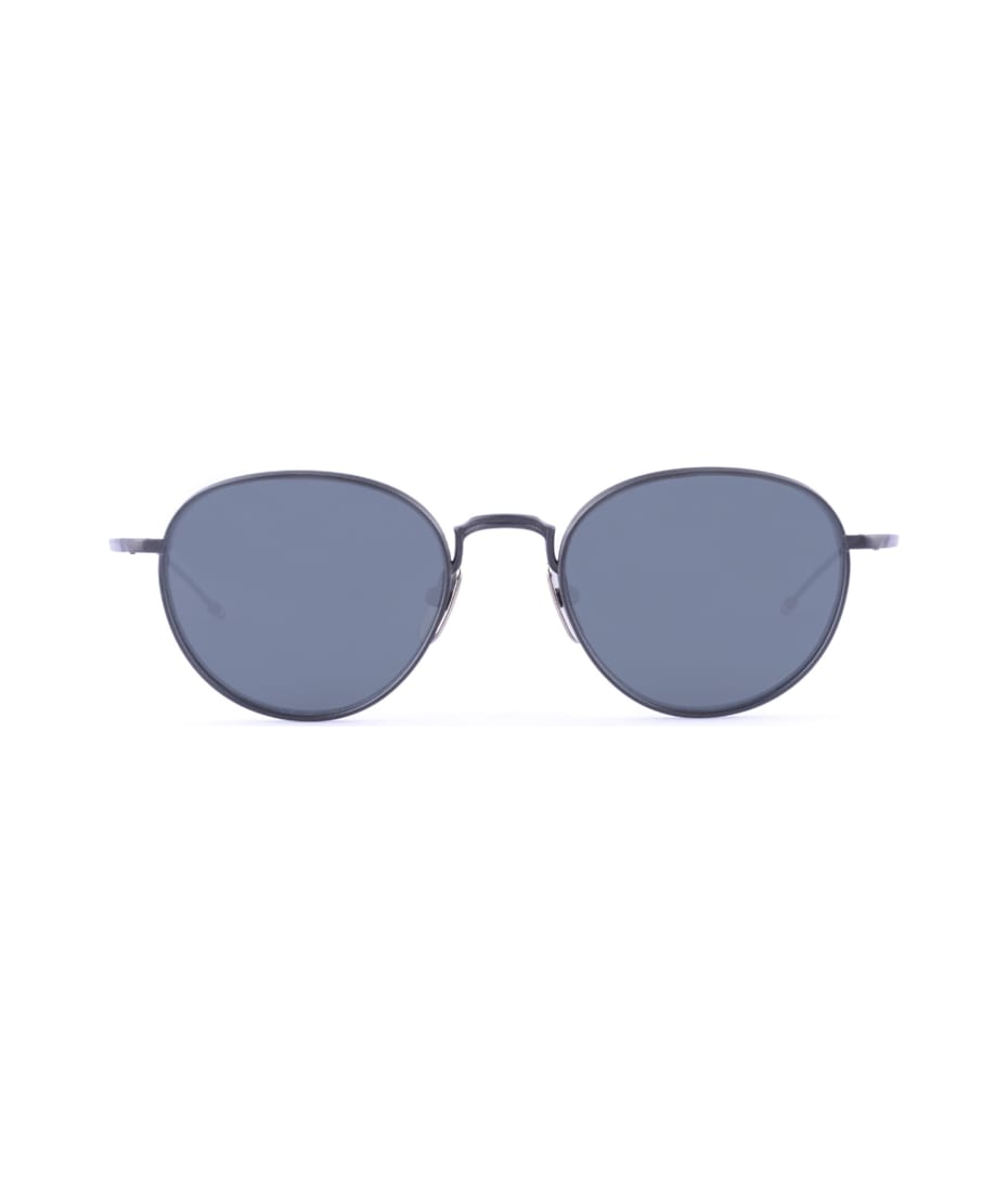 Thom Browne Round - Black Iron Sunglasses | italist, ALWAYS