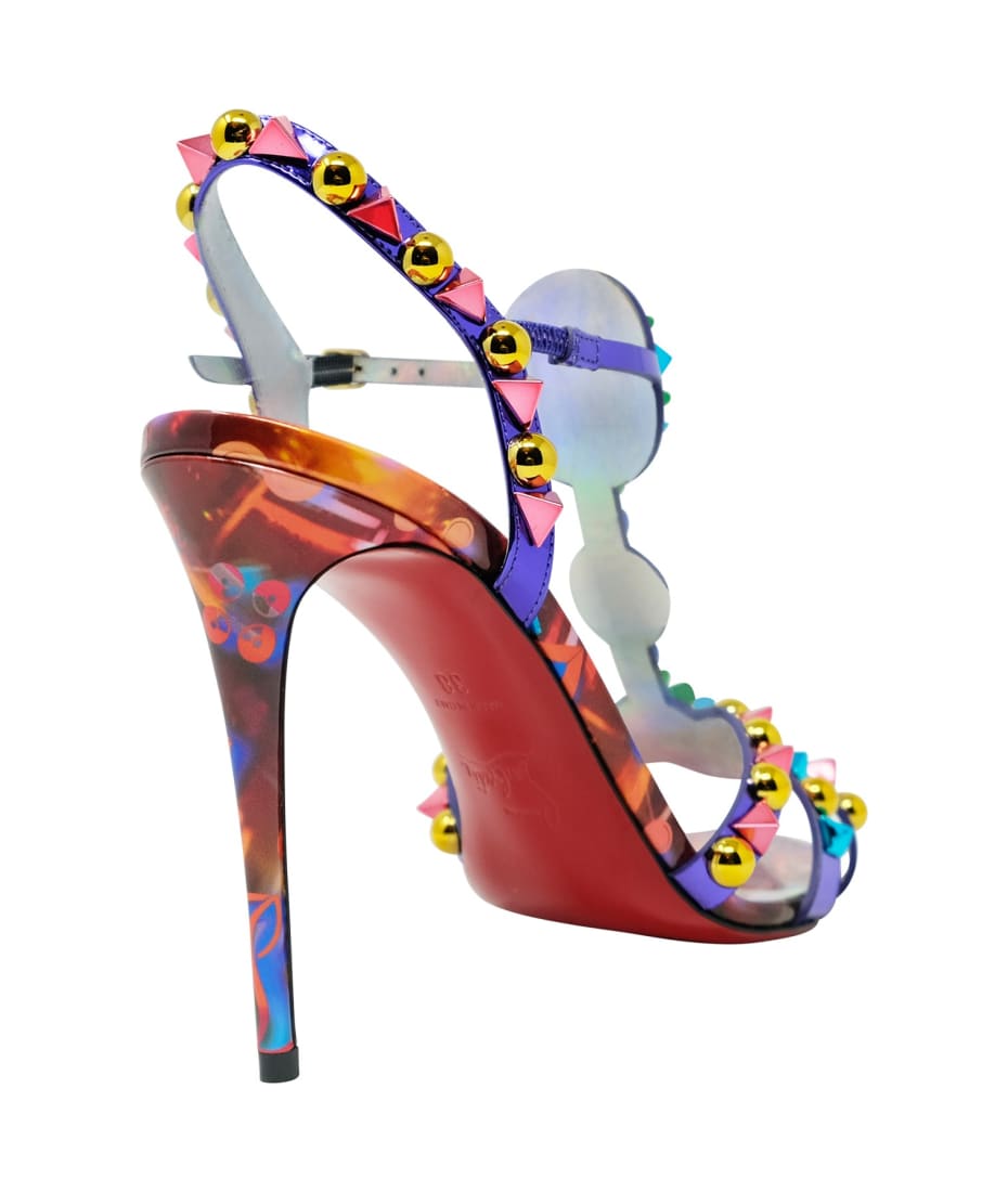 christian louboutin multicolor sandals