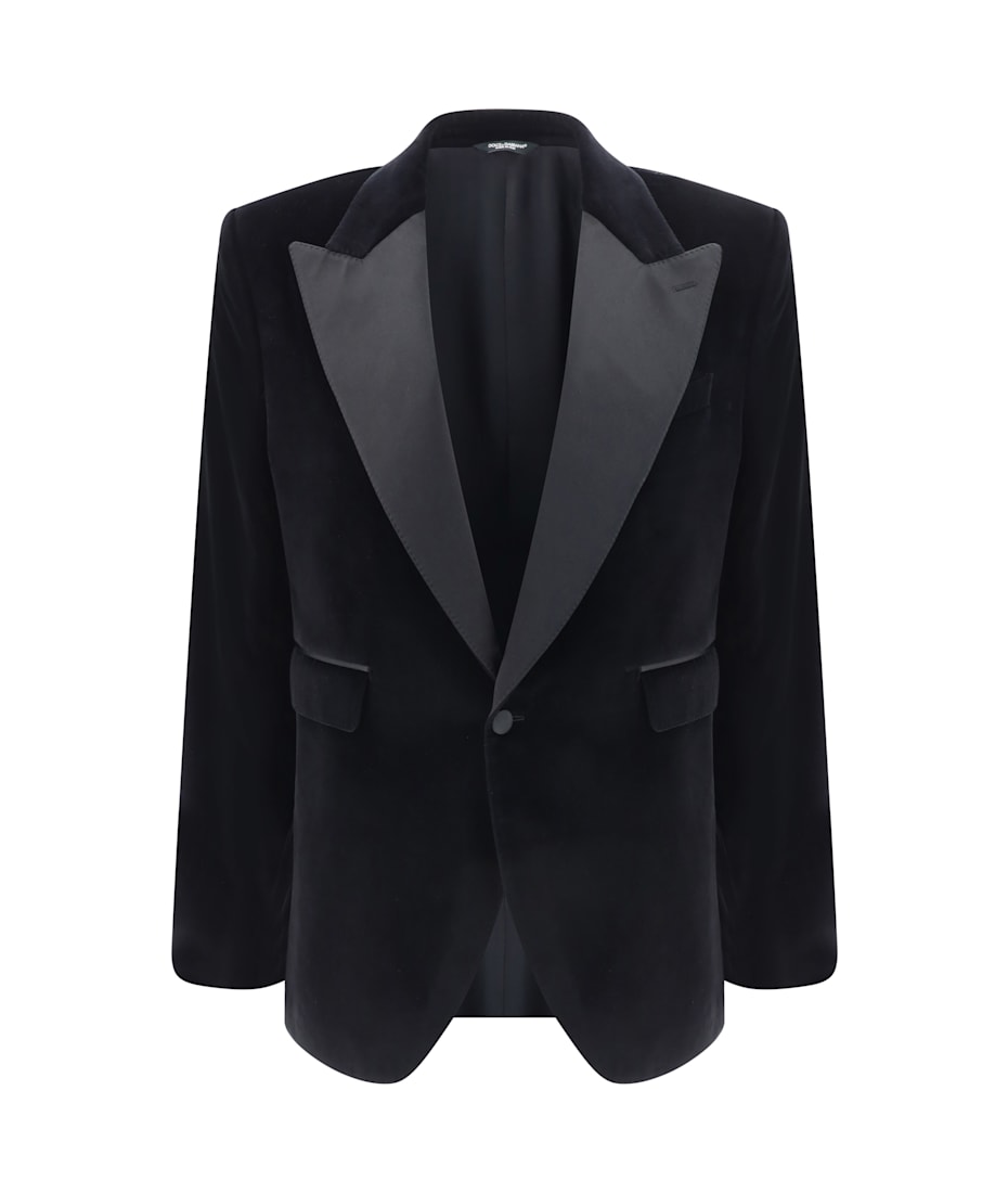 ジャケット Dolce & Gabbana Black Velvet Blazer Dolce & Gabbana Black Velvet Blazer | italist