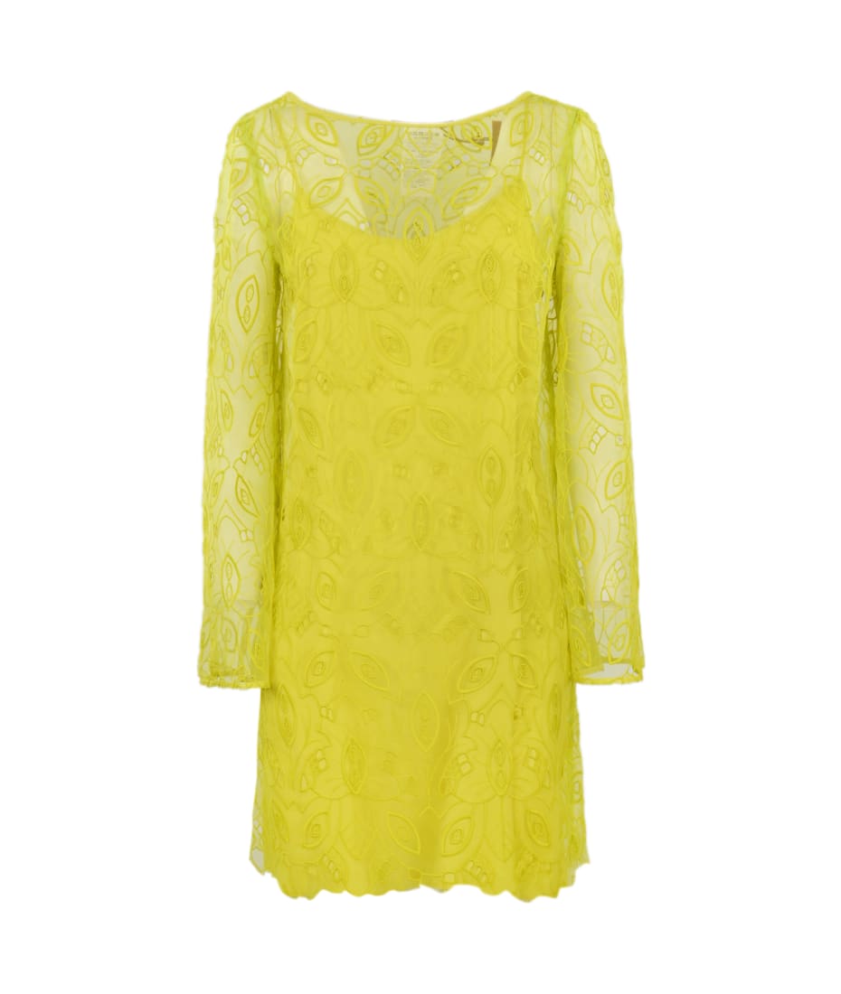 Max Mara Studio "bracco" Dress In Embroidered Organza | italist, ALWAYS LIKE A SALE Max Mara Studio "bracco" Dress In Embroidered Organza | italist, ALWAYS LIKE A SALE