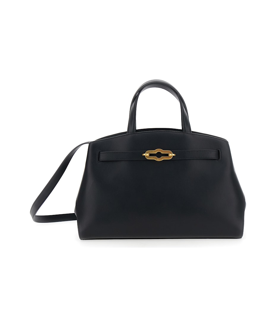 【MULBERRY】SMALL PIMLICO TOTE BAG Mulberry | Small Pimlico Tote | Black High Gloss Leather