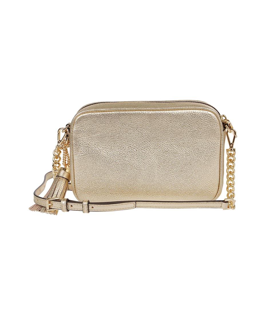 Michael Michael Kors Ginny Medium Camera Bag Pale Gold