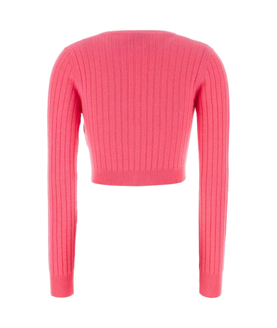【送料&関税込】Off-White Fuchsia Wool Blend Cardigan Off-White Fuchsia Wool Blend Cardigan | italist