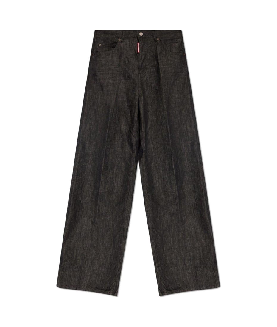 【送料&関税込】Dsquared2 Logo-patch Wide-leg Traveller Jean Dsquared2 Logo Patch Wide Leg Traveller Jeans | italist