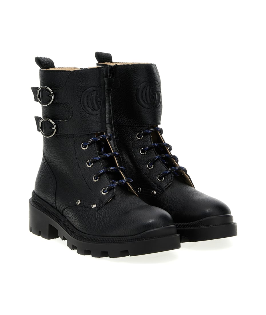 Buckle Combat Boots