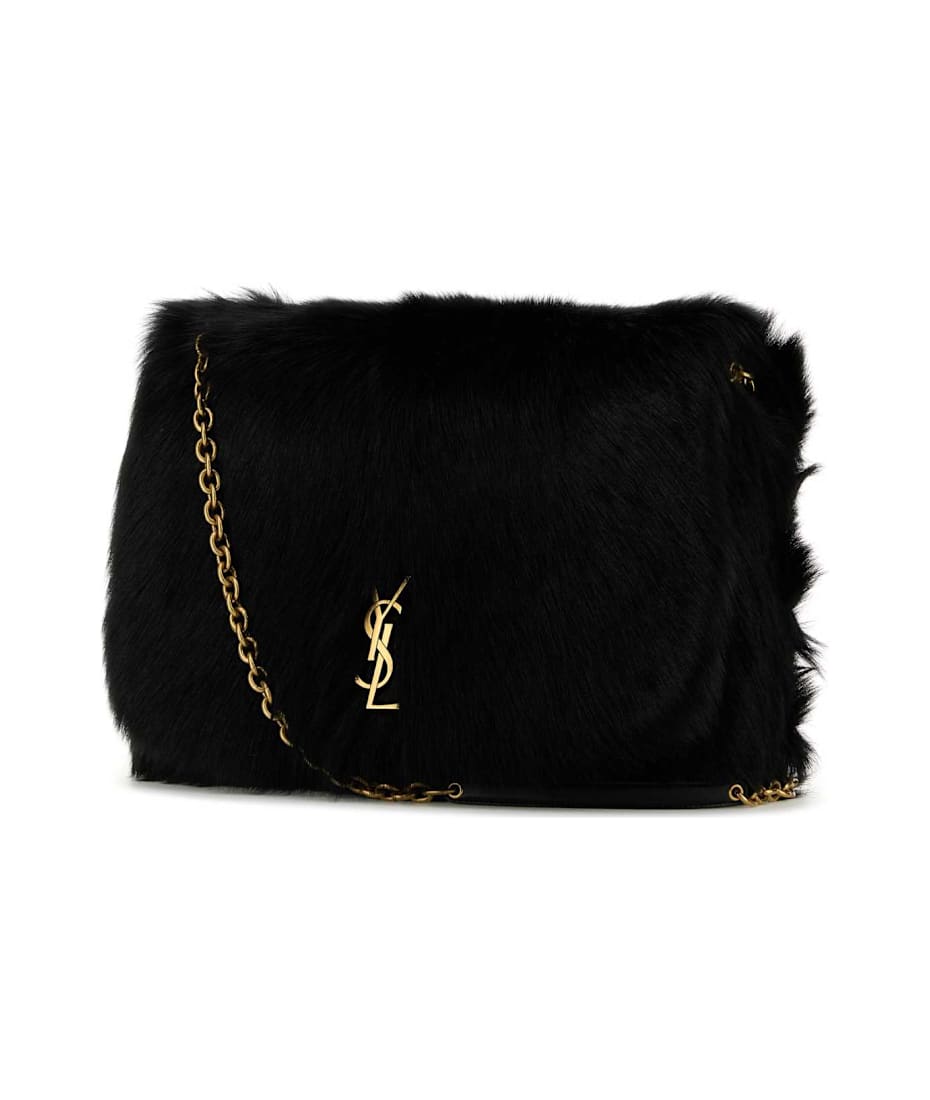 ショルダーバッグ・ポシェット SAINT LAURENT Black Shearling Jamie 4.3 Shoulder Bag Saint Laurent Black Shearling Jamie 4.3 Shoulder Bag