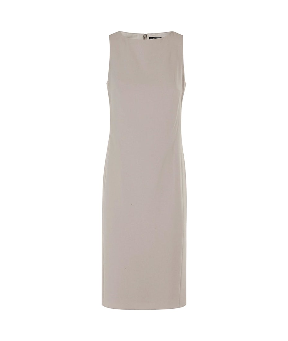 Theory Flared Crepe Midi Dress | italist