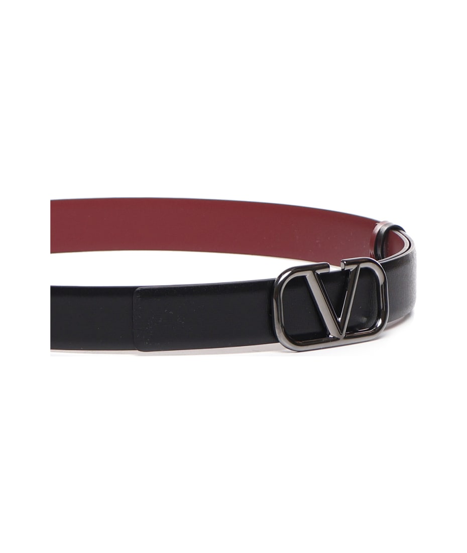 Valentino Garavani Buckle Belt in Nero