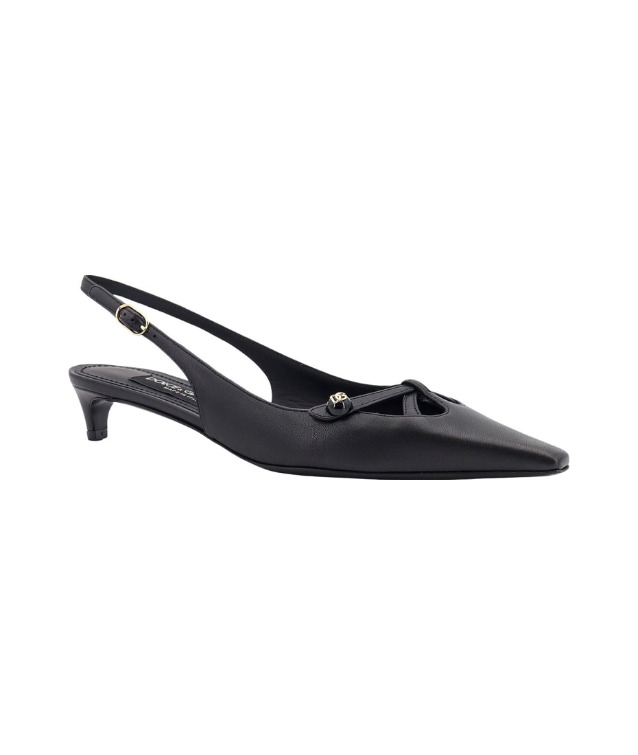 【関税&送料込み】Dolce & Gabbana Sling Back With Logo Dolce & Gabbana Dg Logo Slingback | italist