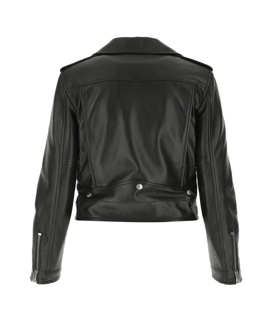 ジャケット SAINT LAURENT Black Nappa Leather Jacket Saint Laurent Black Nappa Leather Jacket | italist