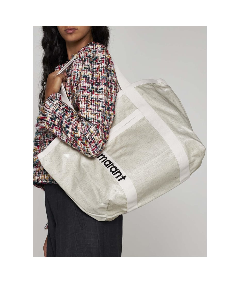 Isabel Marant Darwen Waxed Canvas Tote Bag | italist, ALWAYS