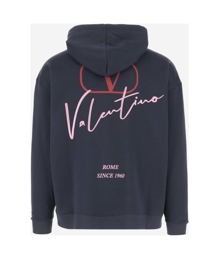 パーカー・フーディ VALENTINO LOGO EMBROIDERY HOODIE Valentino Logo Embroidery Hoodie | italist