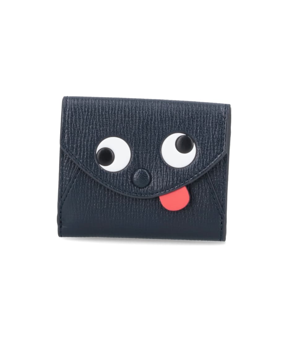【関税&送料込】Anya Hindmarch Leather Wallet ANYA HINDMARCH Wallet Leather Red Round Zipper From Japan | eBay